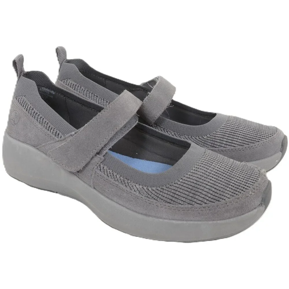 Lands End Women's 7B Hook & Loop Comfort Mary Jane Uniform Nurse‎ Walking